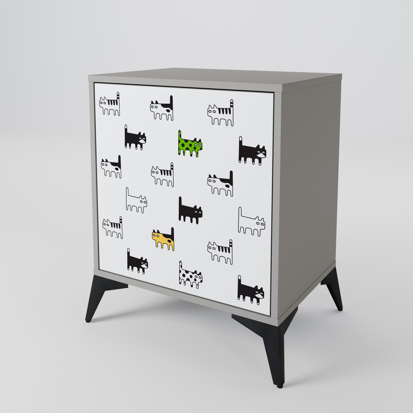 CATS COMPILATION 1-Door Sideboard