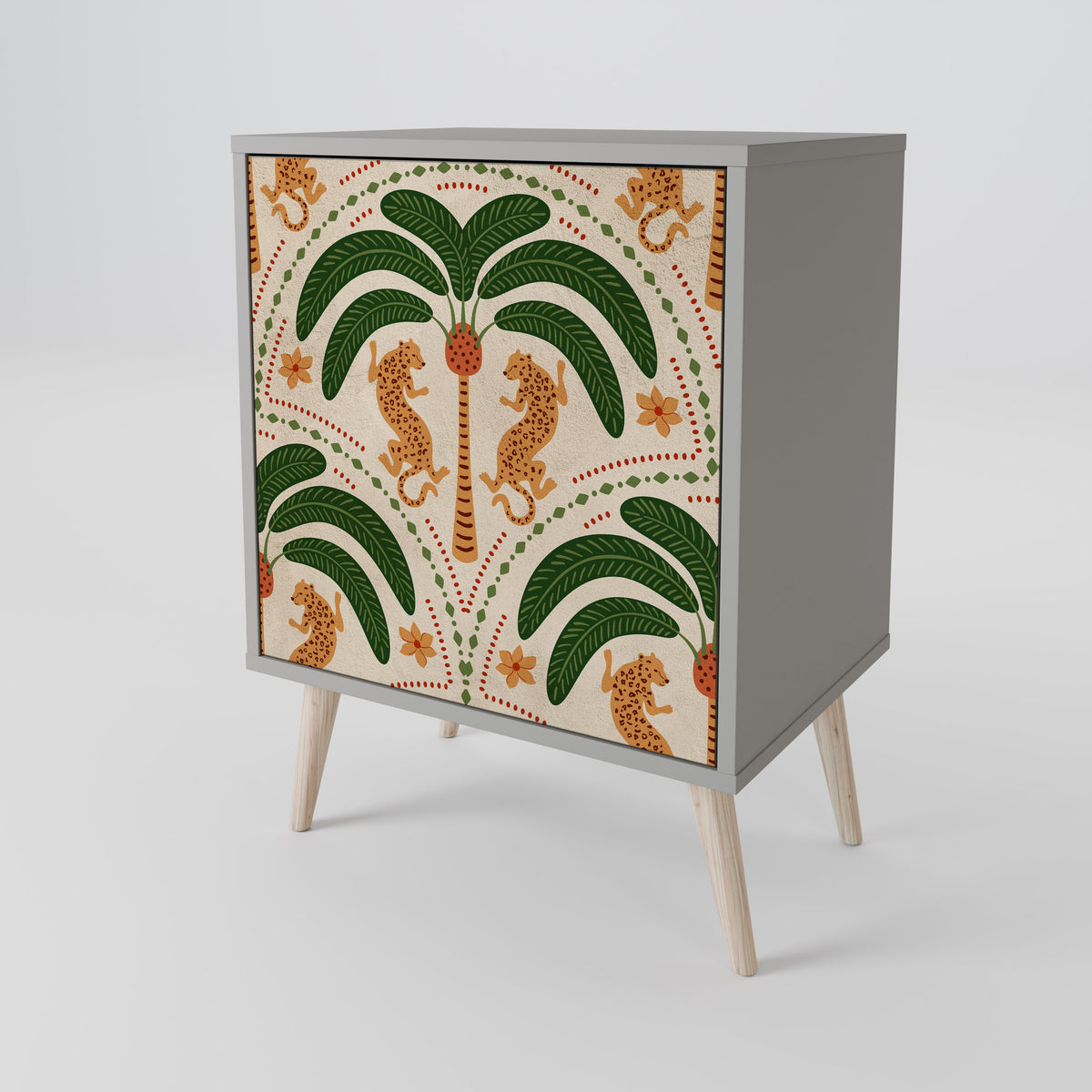 DANCING PREDATORS 1-Door Sideboard