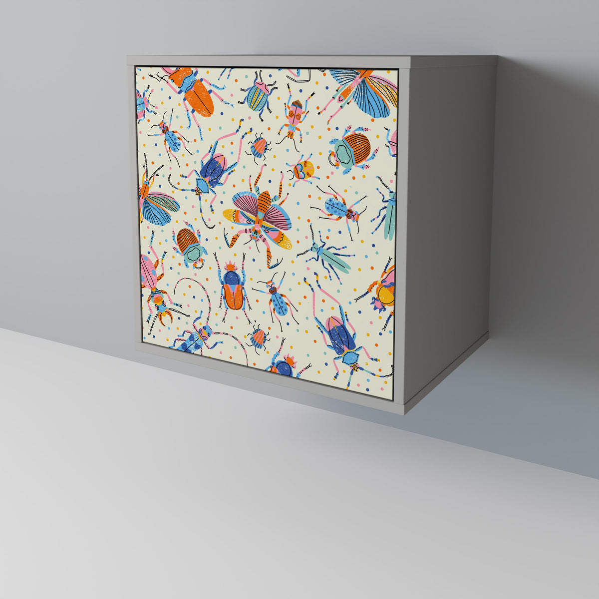 COLORFUL INSECTS 1-Door Sideboard