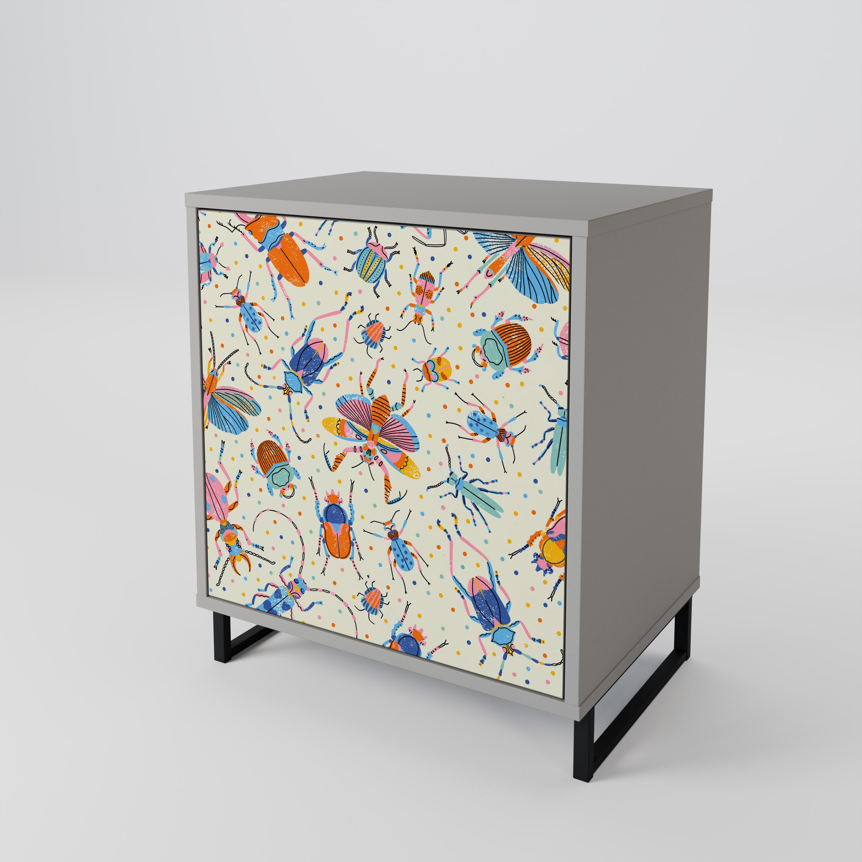 COLORFUL INSECTS 1-Door Sideboard