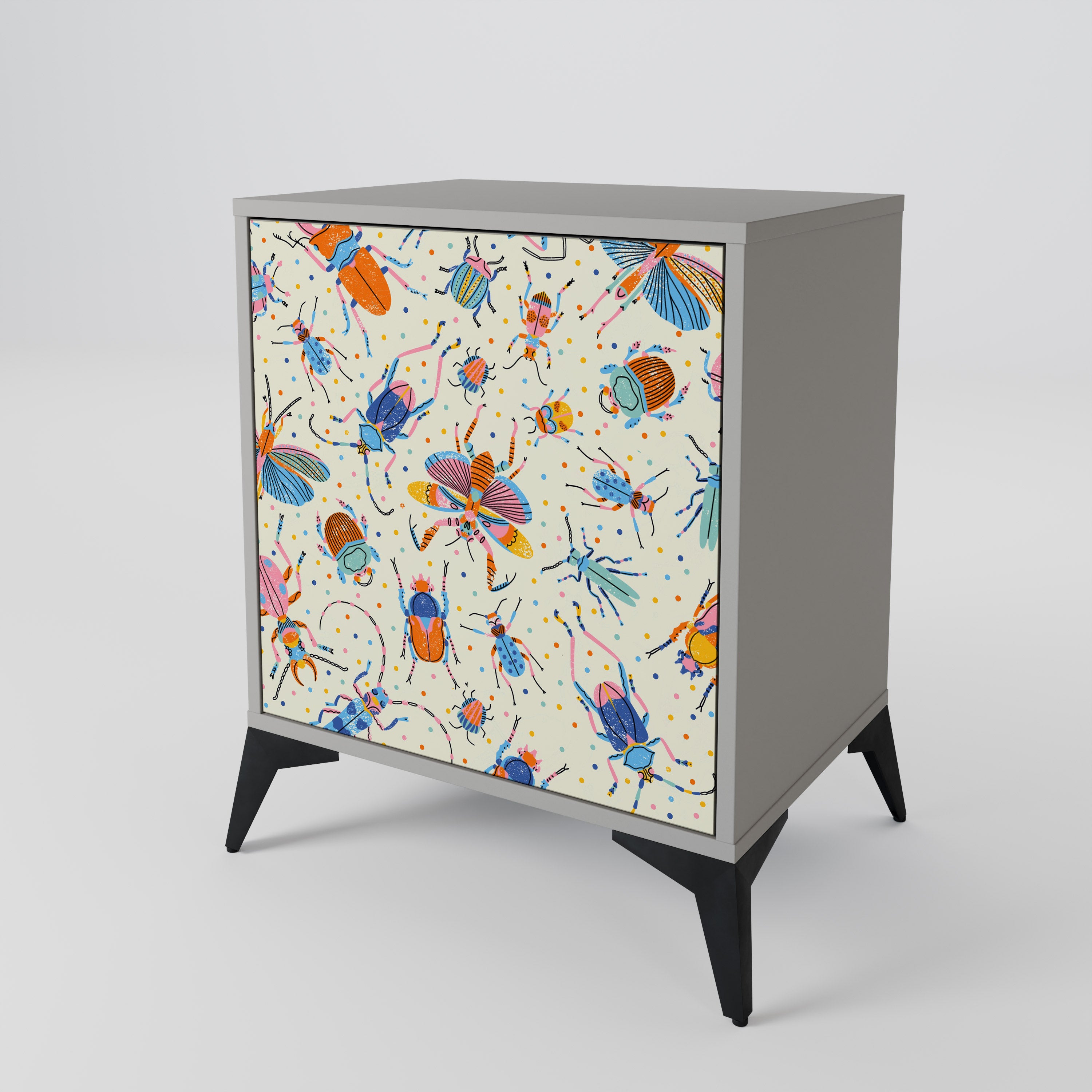 COLORFUL INSECTS 1-Door Sideboard