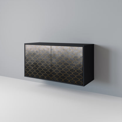 TESSELATED GRAYISH 2-Door Sideboard