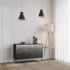 TESSELATED GRAYISH 2-Door Sideboard