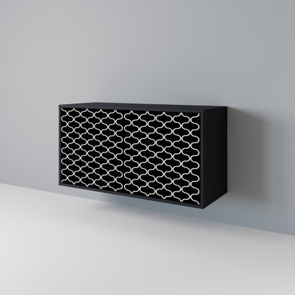 TESSELATED BLACKNESS 2-Door Sideboard