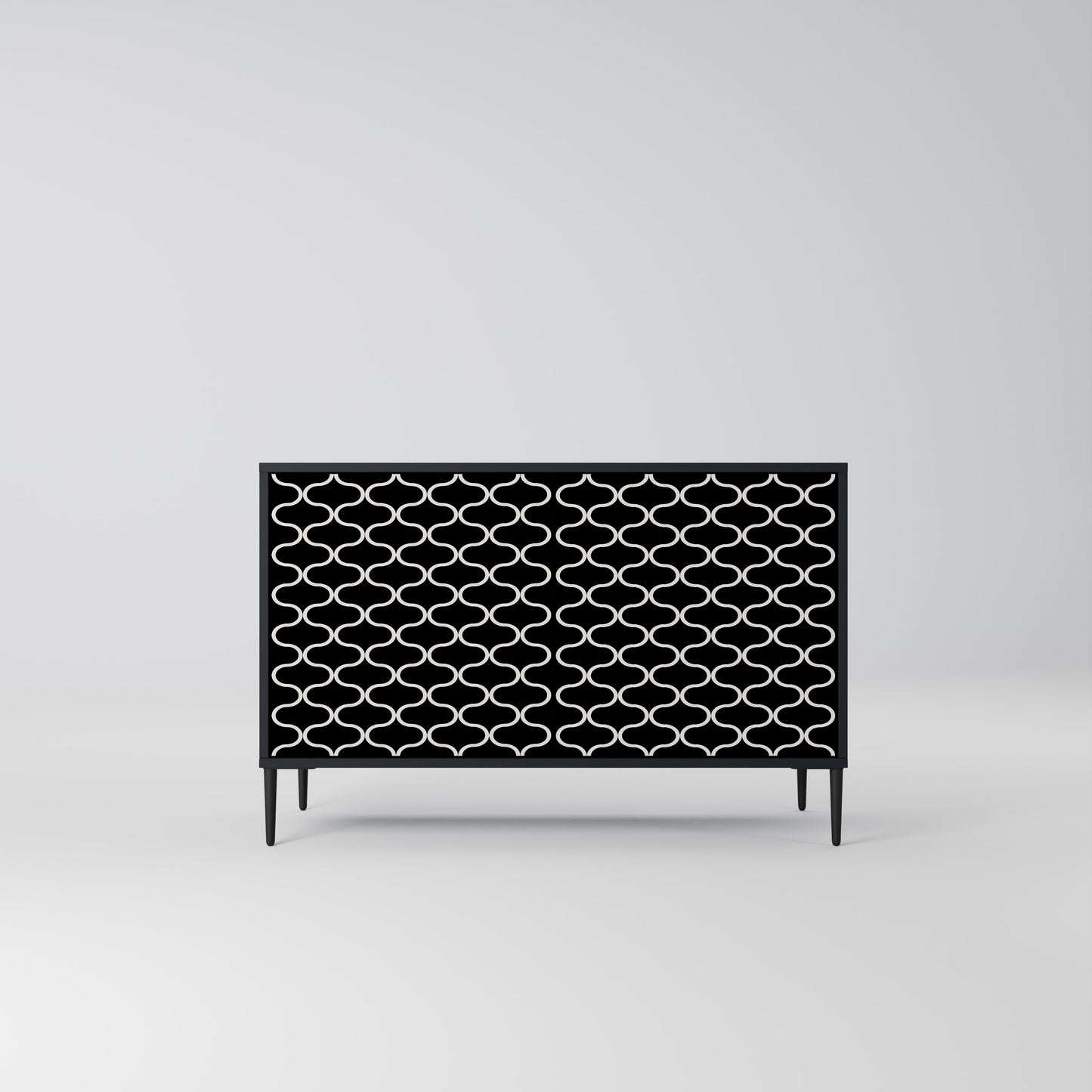 TESSELATED BLACKNESS 2-Door Sideboard