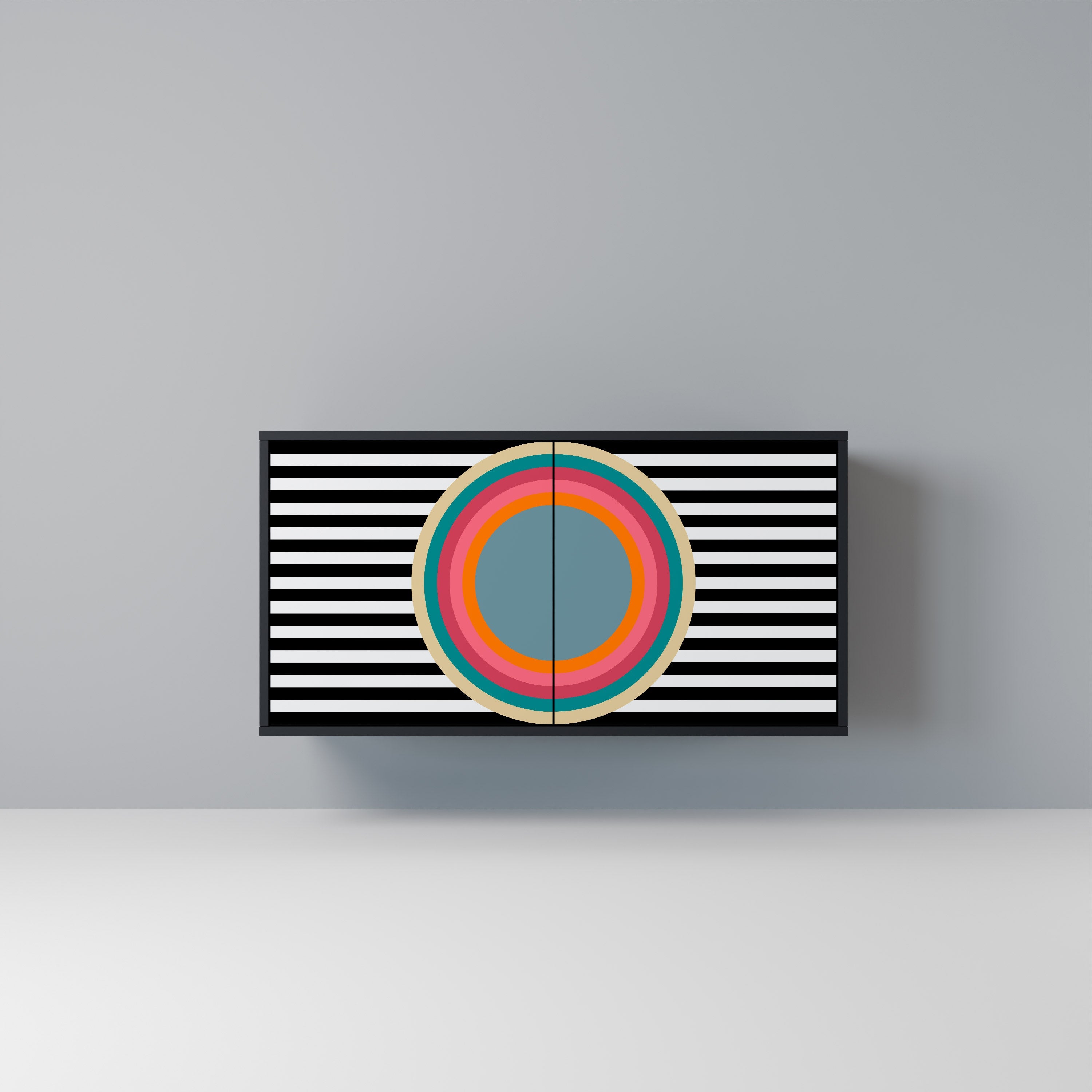 SPECTRA SHOWCASE 2-Door Sideboard in Black Finish