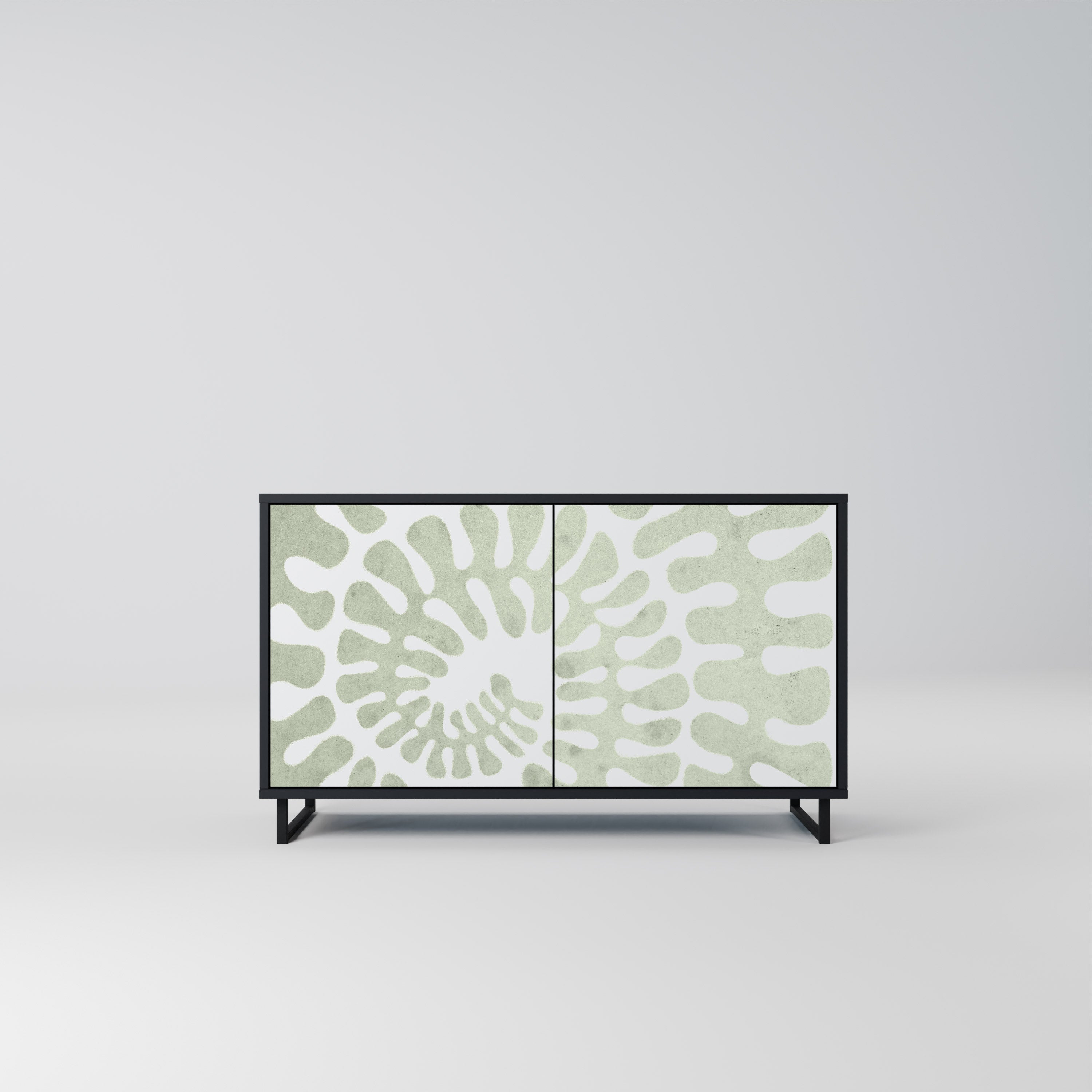 HELIX DANCE 2-Door Sideboard in Black Finish