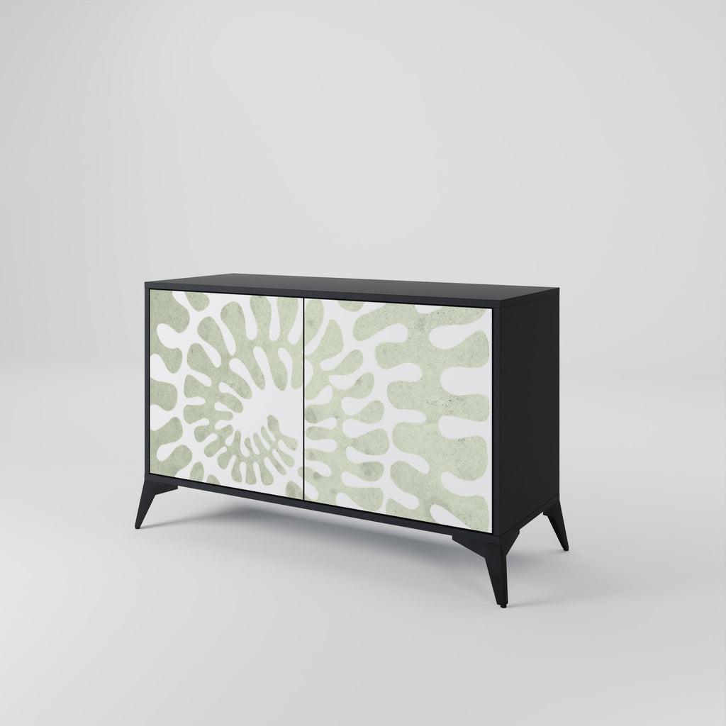 Buffet 2 portes HELIX DANCE finition noire