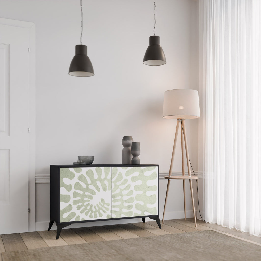 Buffet 2 portes HELIX DANCE finition noire