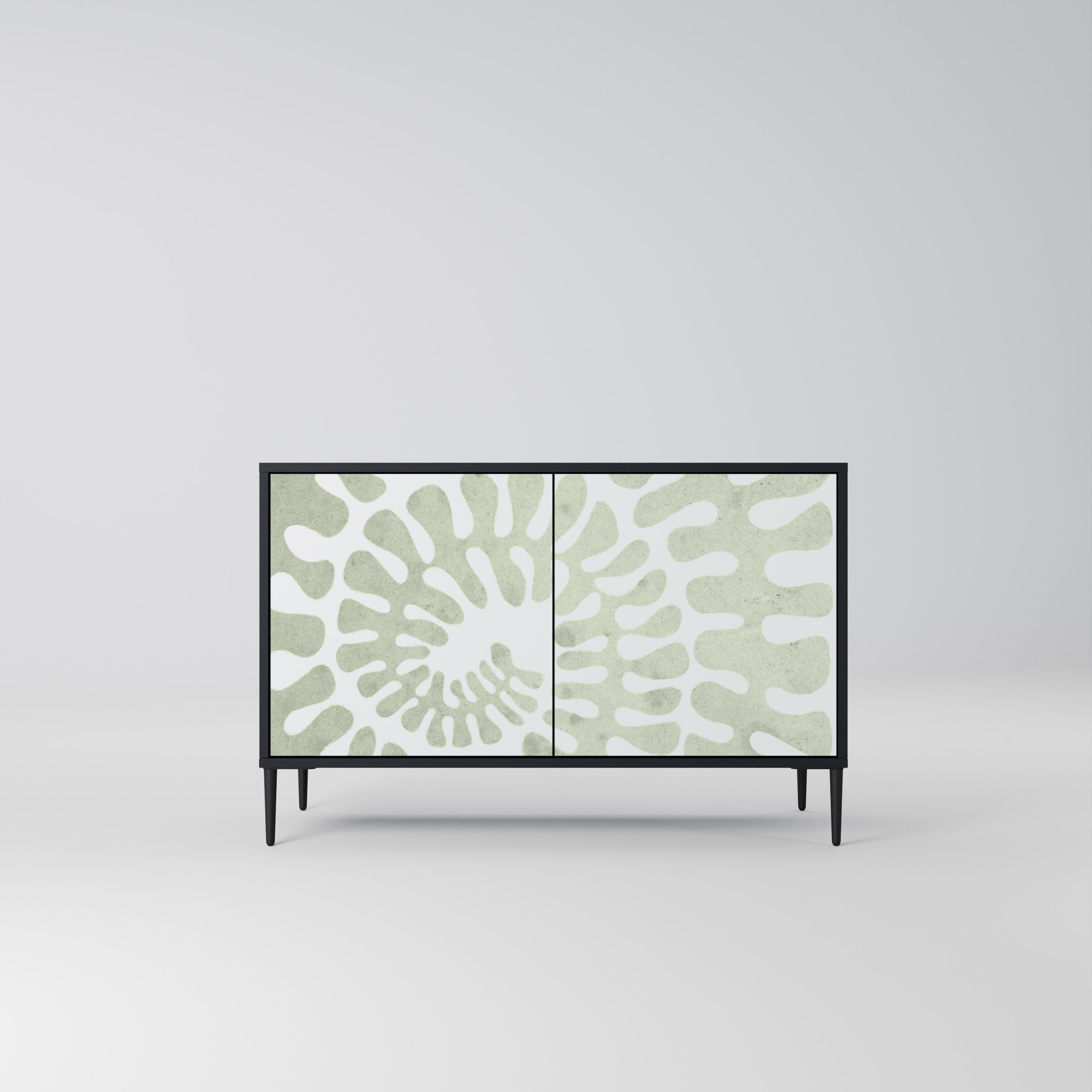 HELIX DANCE 2-Door Sideboard in Black Finish