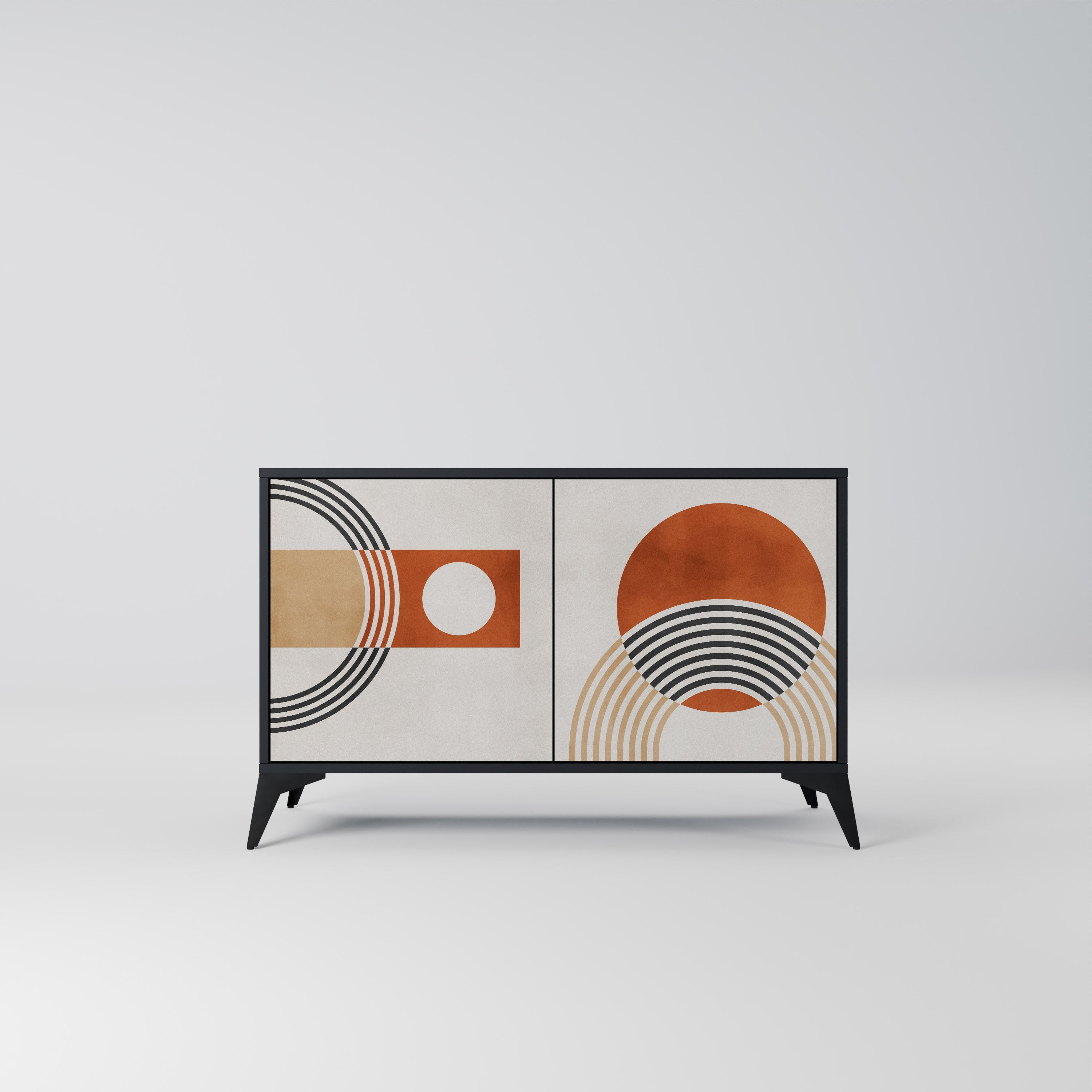 SPACE AROUND 2-Door Sideboard in Black Finish