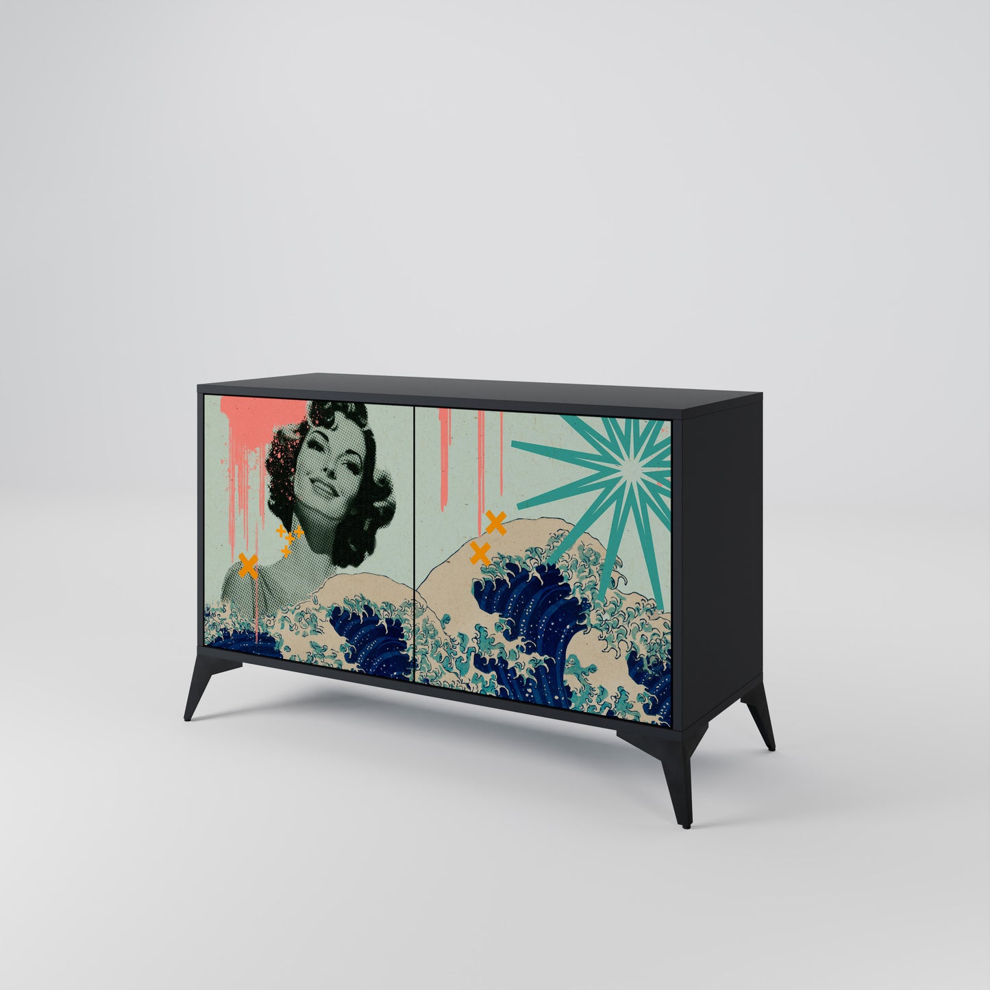 KANAGAWA BEAUTY 2-Door Sideboard
