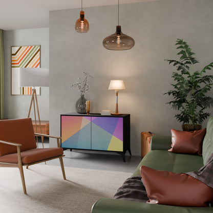 BRIGHT GEOMETRY 2-Door Sideboard