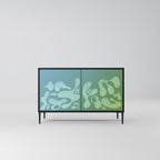 IRREGULAR BLUE 2-Door Sideboard