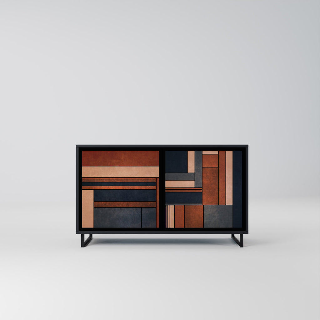 INTREPID FORMATION 2-Door Sideboard in Black Finish