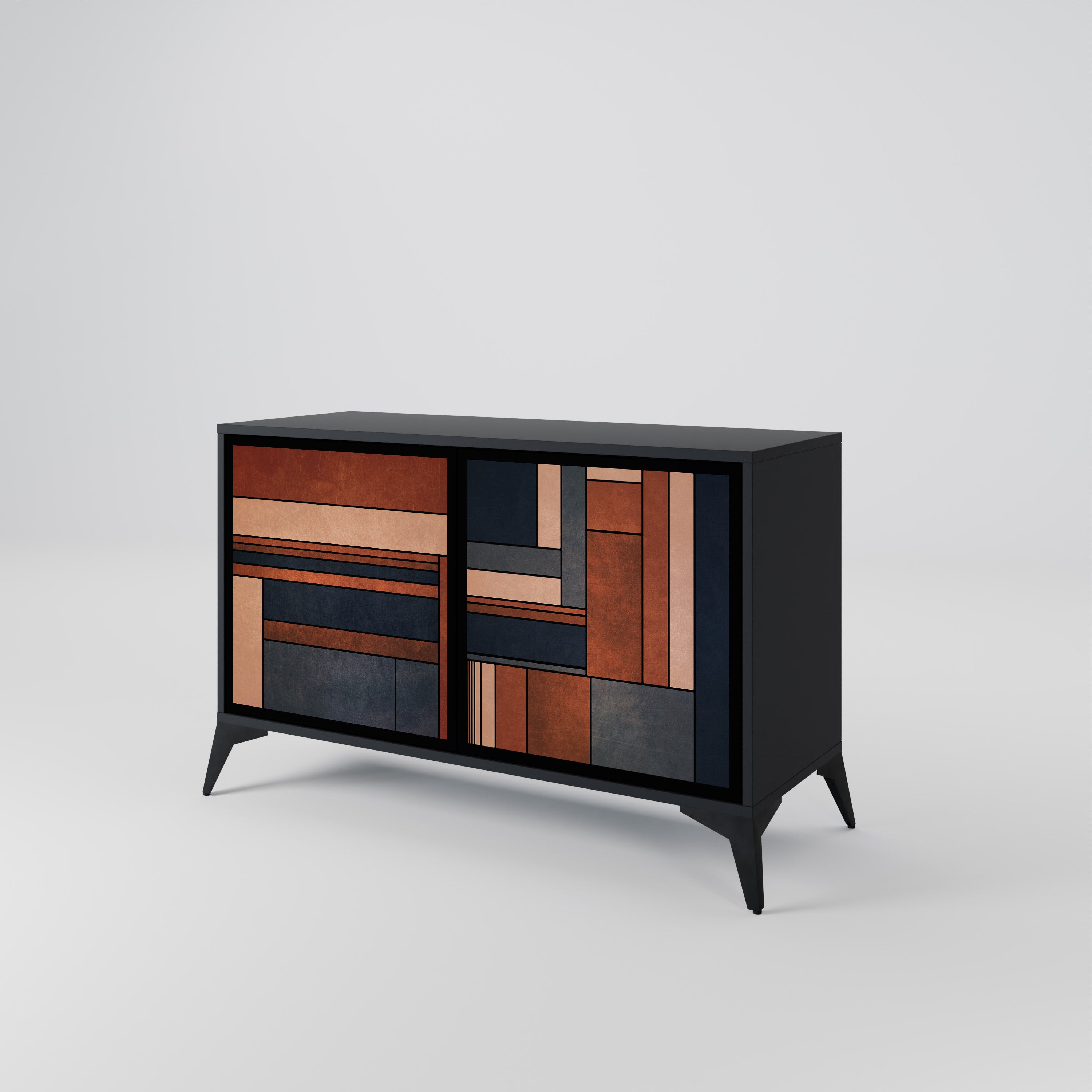 INTREPID FORMATION 2-Door Sideboard in Black Finish