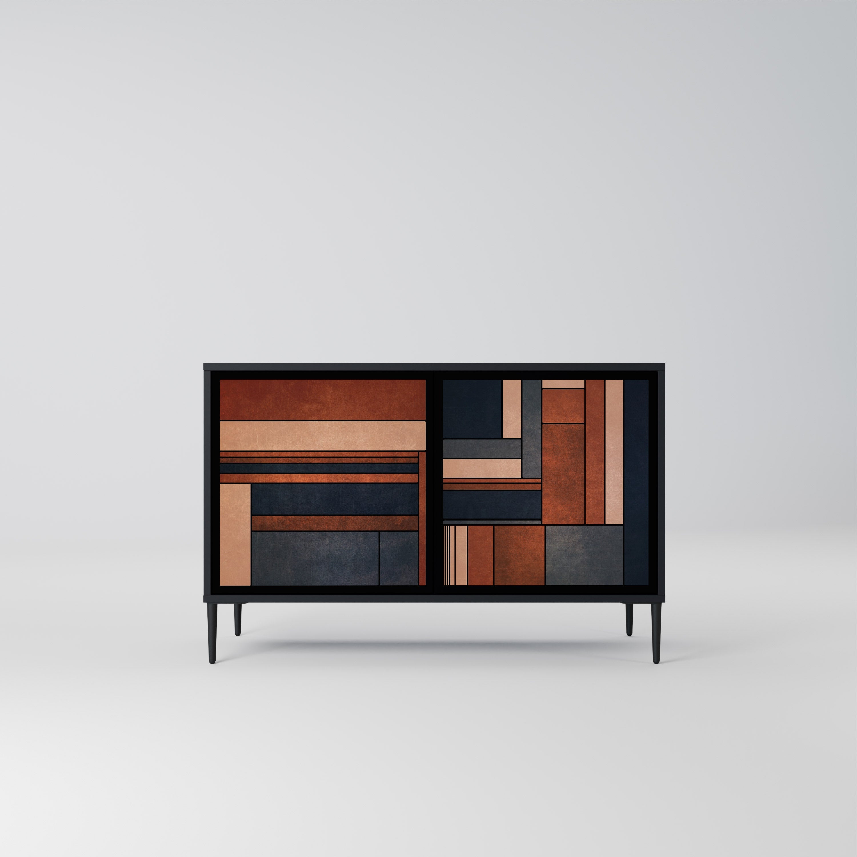 INTREPID FORMATION 2-Door Sideboard in Black Finish