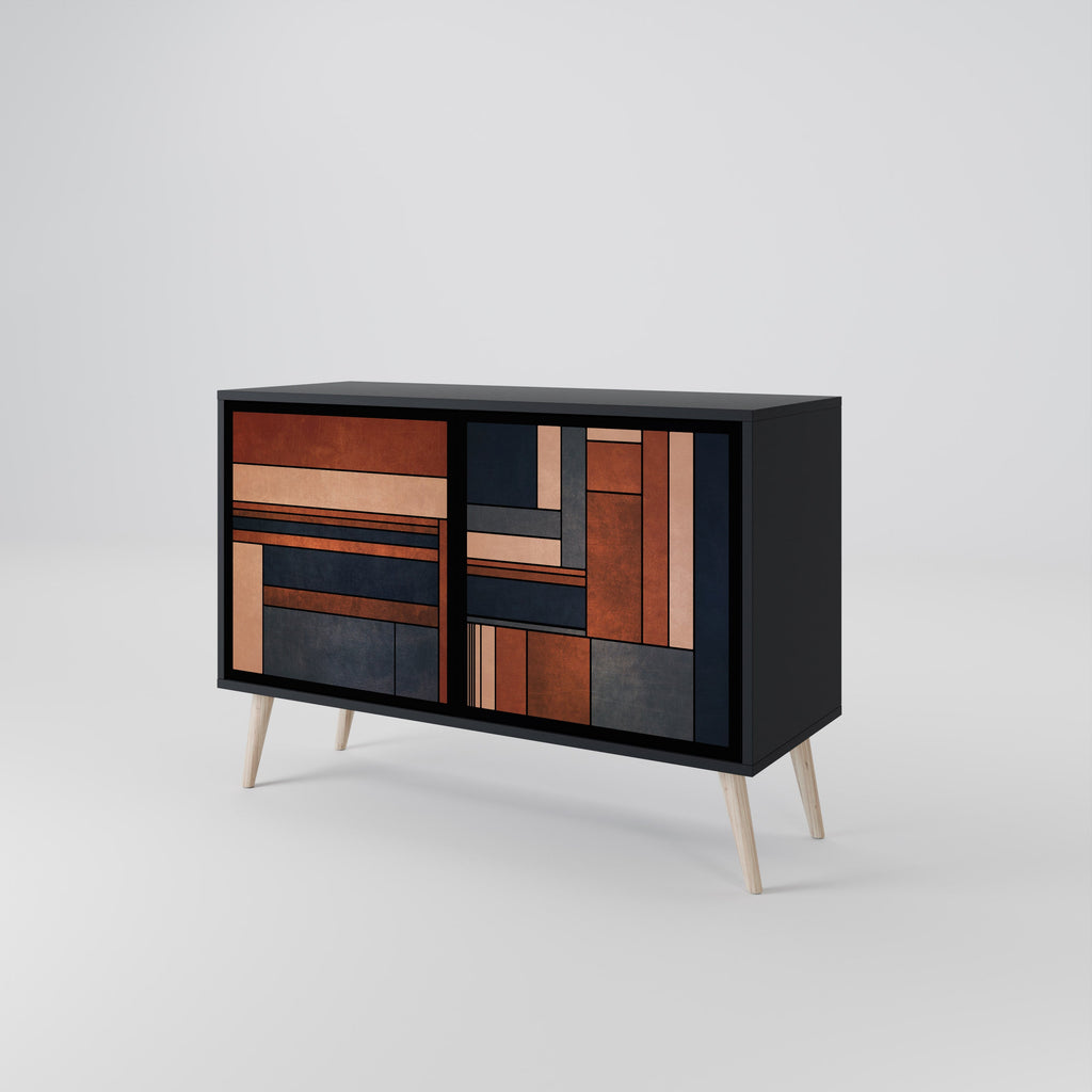INTREPID FORMATION 2-Door Sideboard in Black Finish