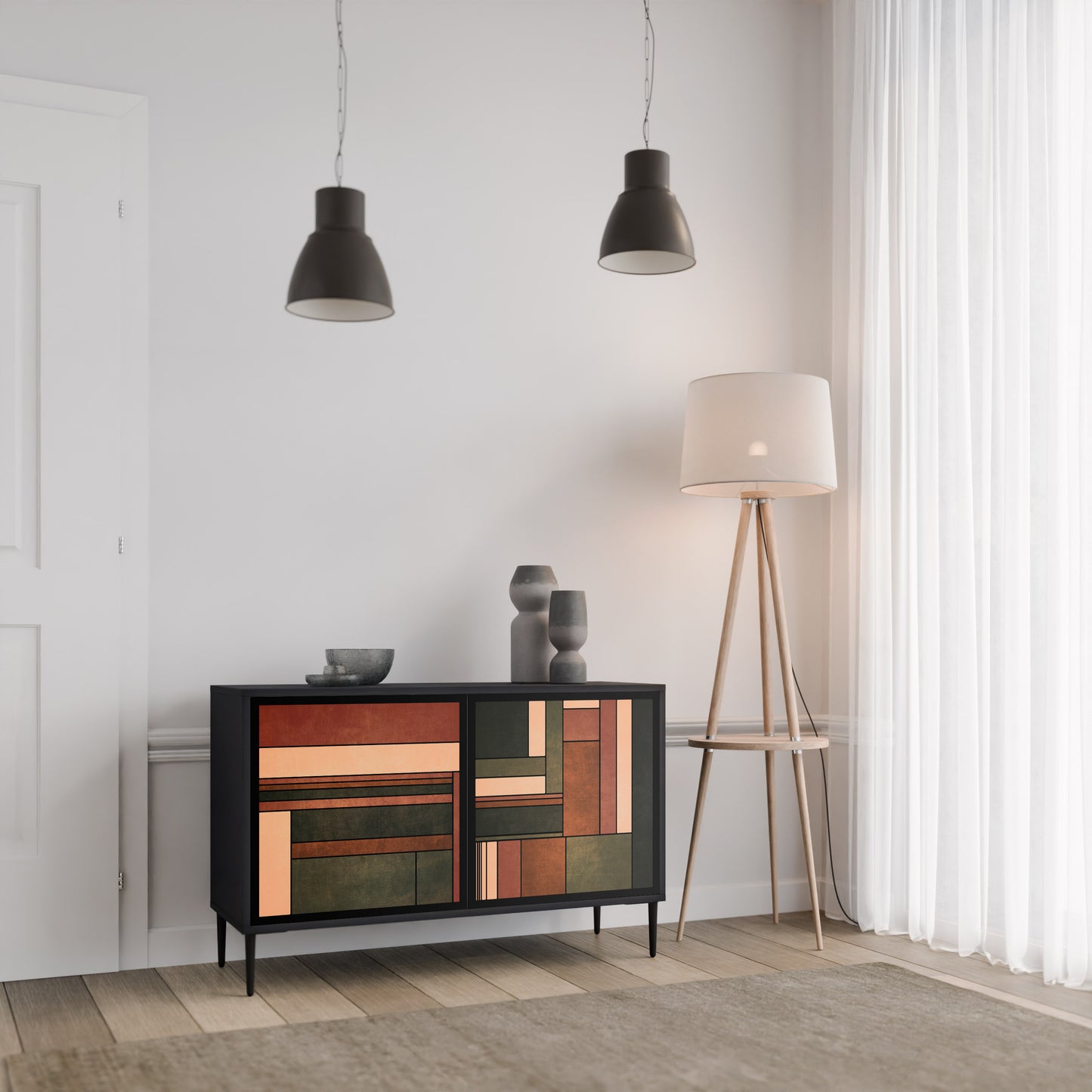 FIGURES OF NATURE 2-Door Sideboard