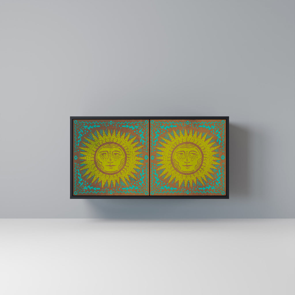 SUNSHINE EULOGY 2-Door Sideboard in Black Finish