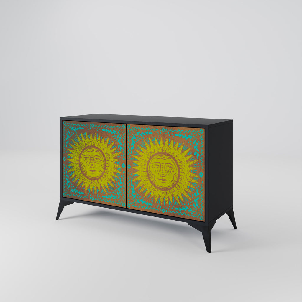 SUNSHINE EULOGY 2-Door Sideboard in Black Finish