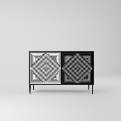 POLYGON ILLUSION 2-Door Sideboard