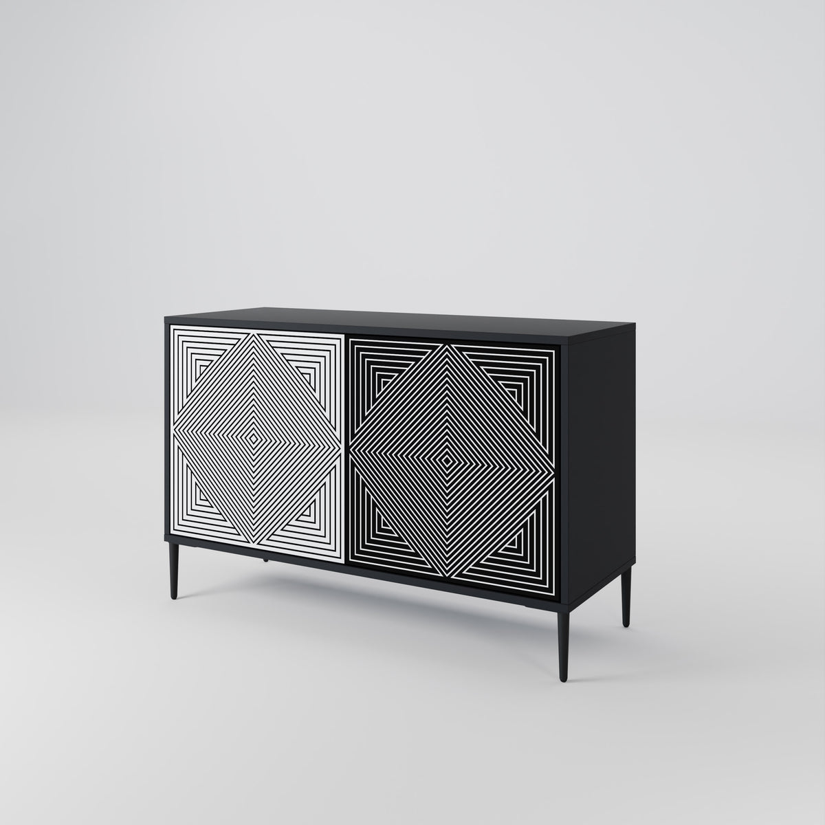 POLYGON ILLUSION 2-Door Sideboard