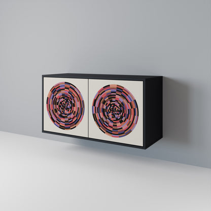 BROWN CIRCLES 2-Door Sideboard