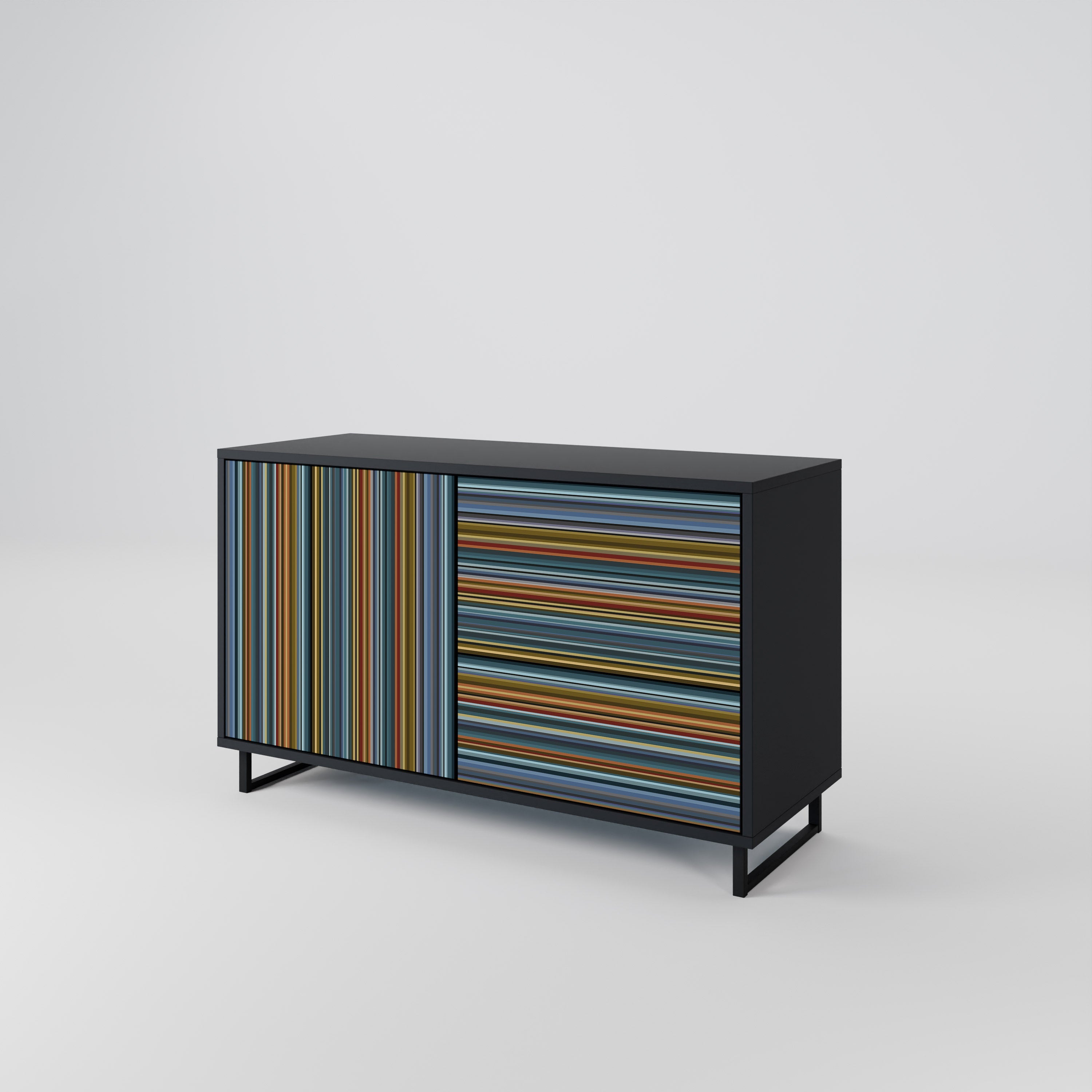 LINEOUT SPECTRUM 2-Door Sideboard in Black Finish