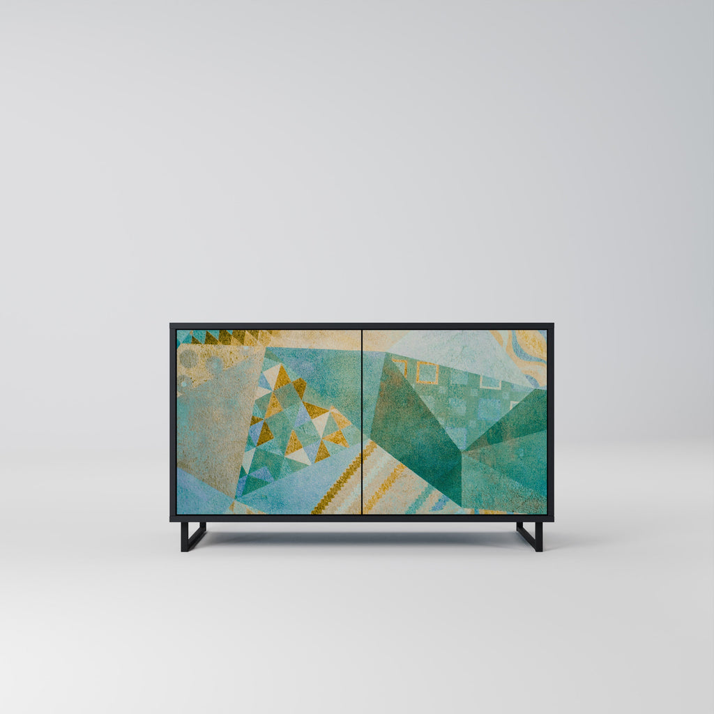 SPECTRUM SPLENDOR 2-Door Sideboard in Black Finish