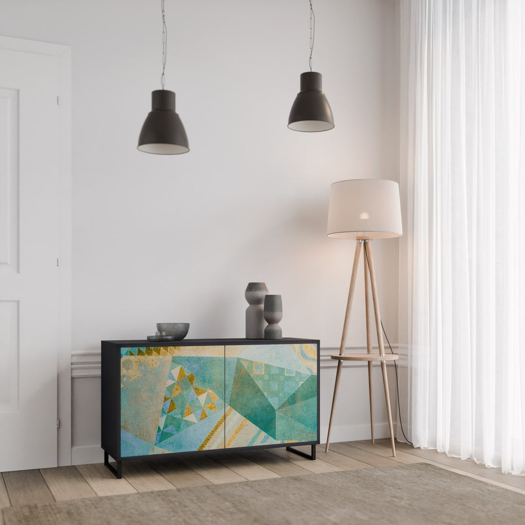 SPECTRUM SPLENDOR 2-Door Sideboard in Black Finish