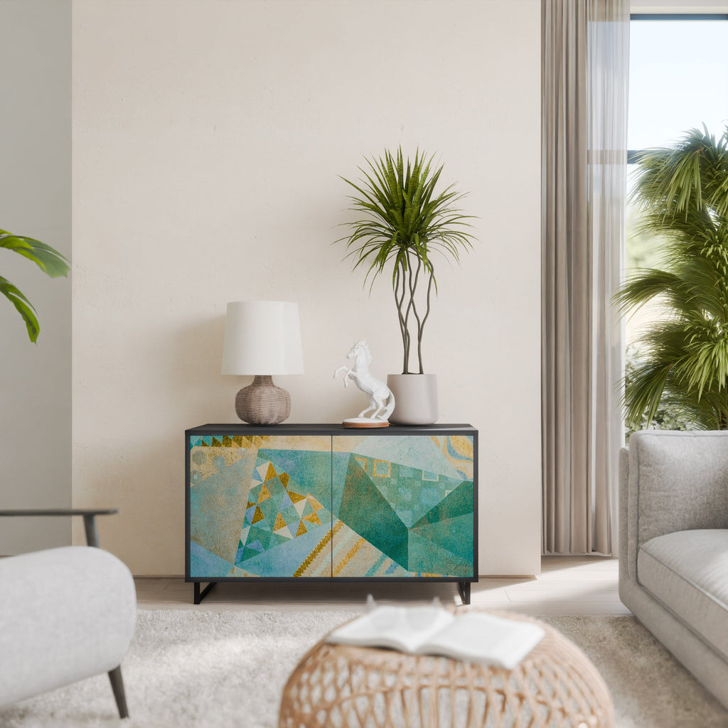 SPECTRUM SPLENDOR 2-Door Sideboard in Black Finish