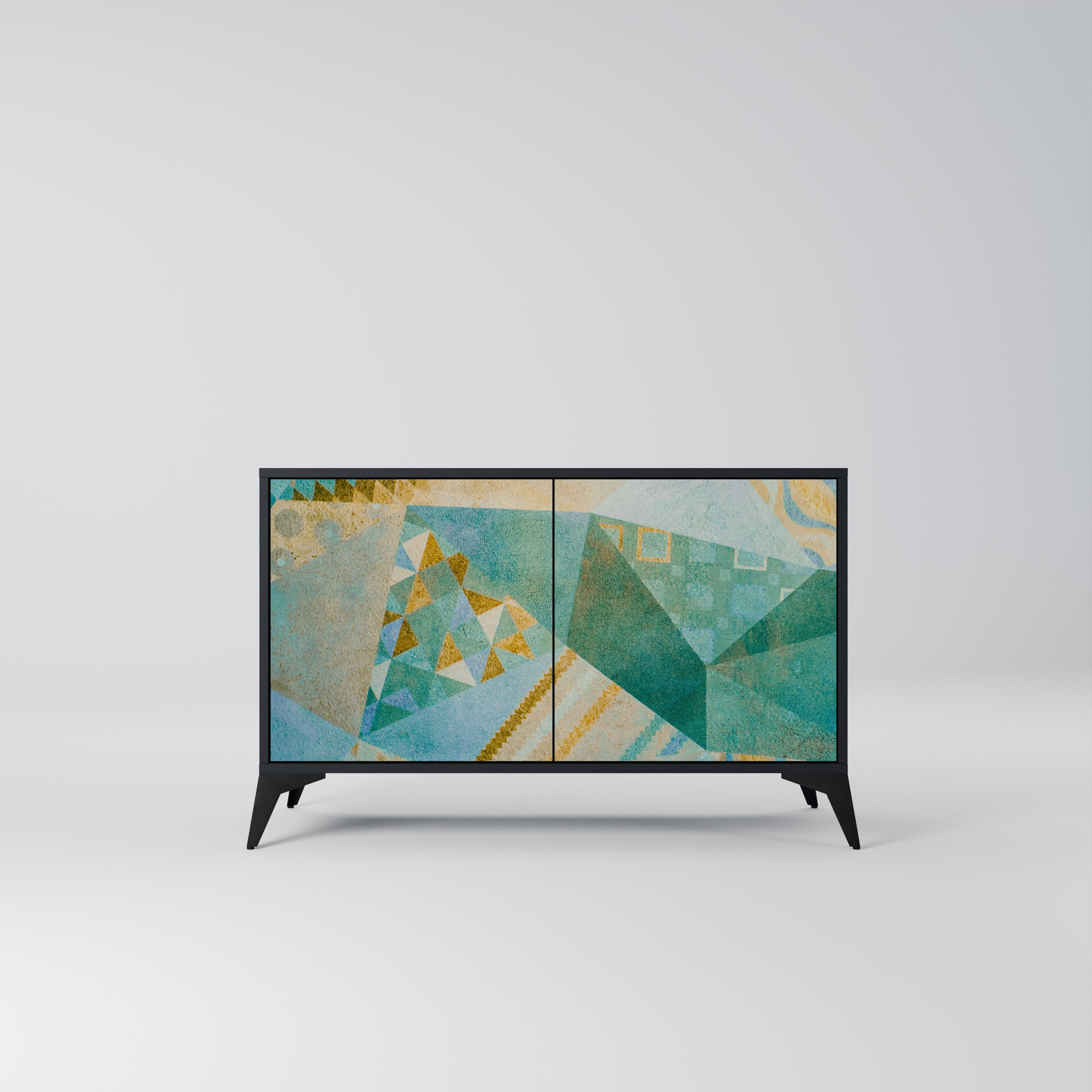 SPECTRUM SPLENDOR 2-Door Sideboard in Black Finish