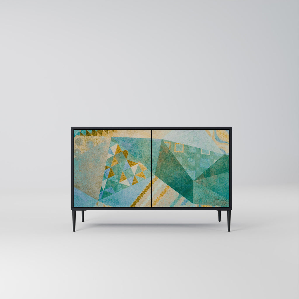 SPECTRUM SPLENDOR 2-Door Sideboard in Black Finish