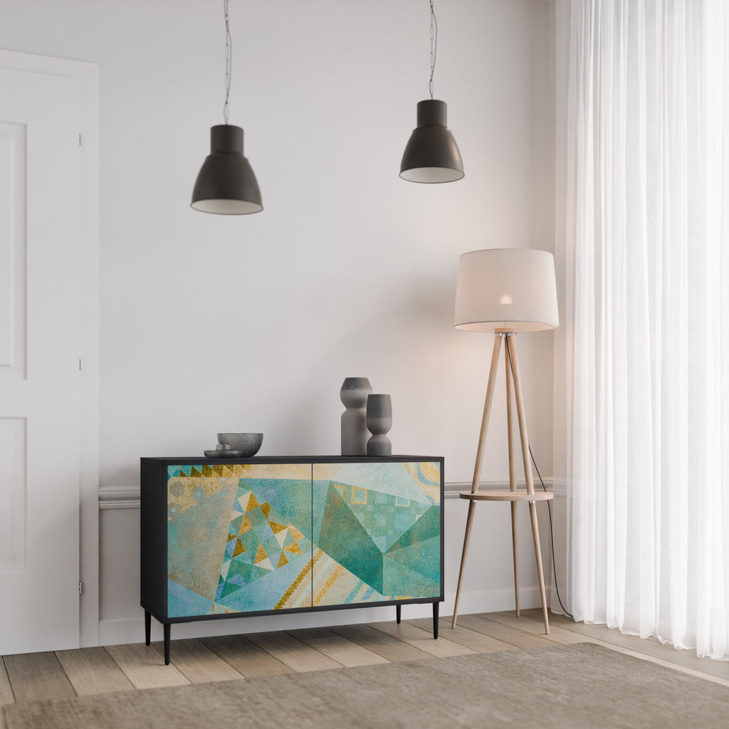 SPECTRUM SPLENDOR 2-Door Sideboard in Black Finish