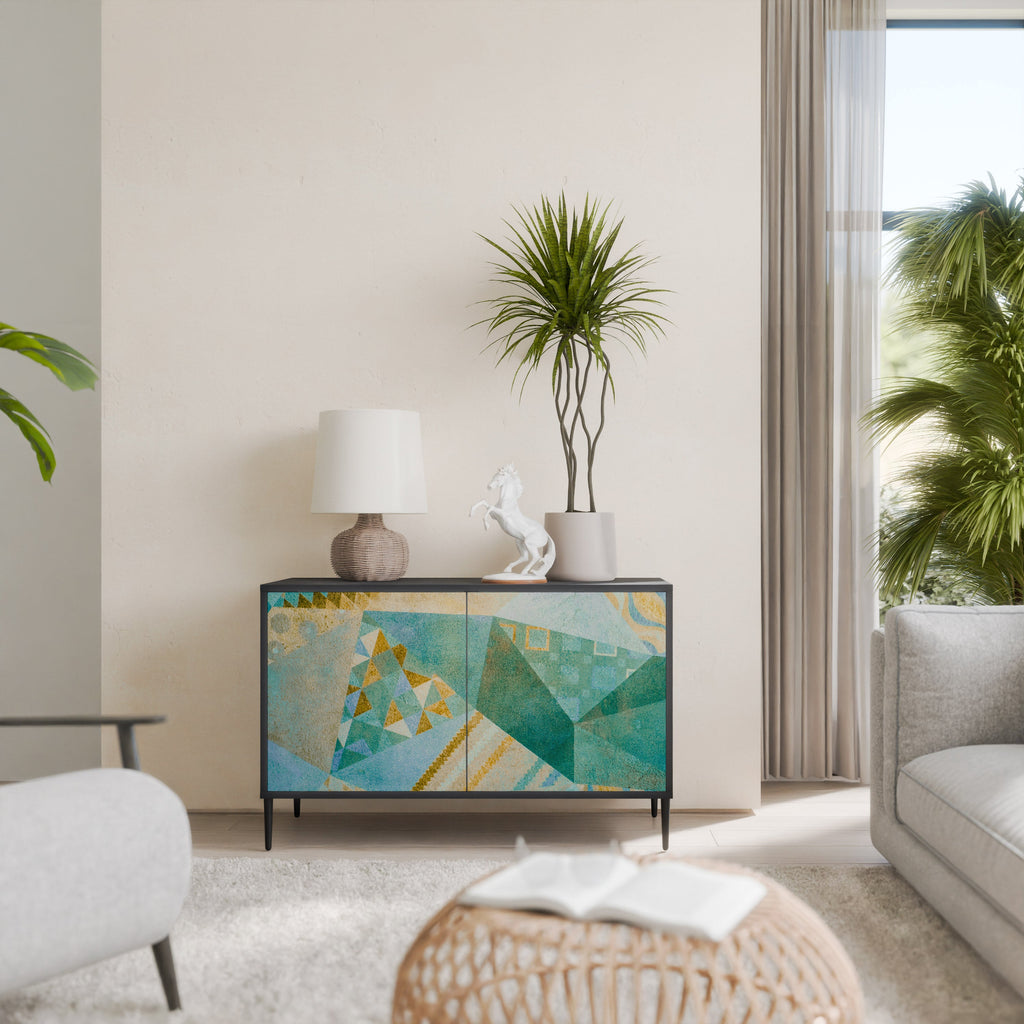 SPECTRUM SPLENDOR 2-Door Sideboard in Black Finish