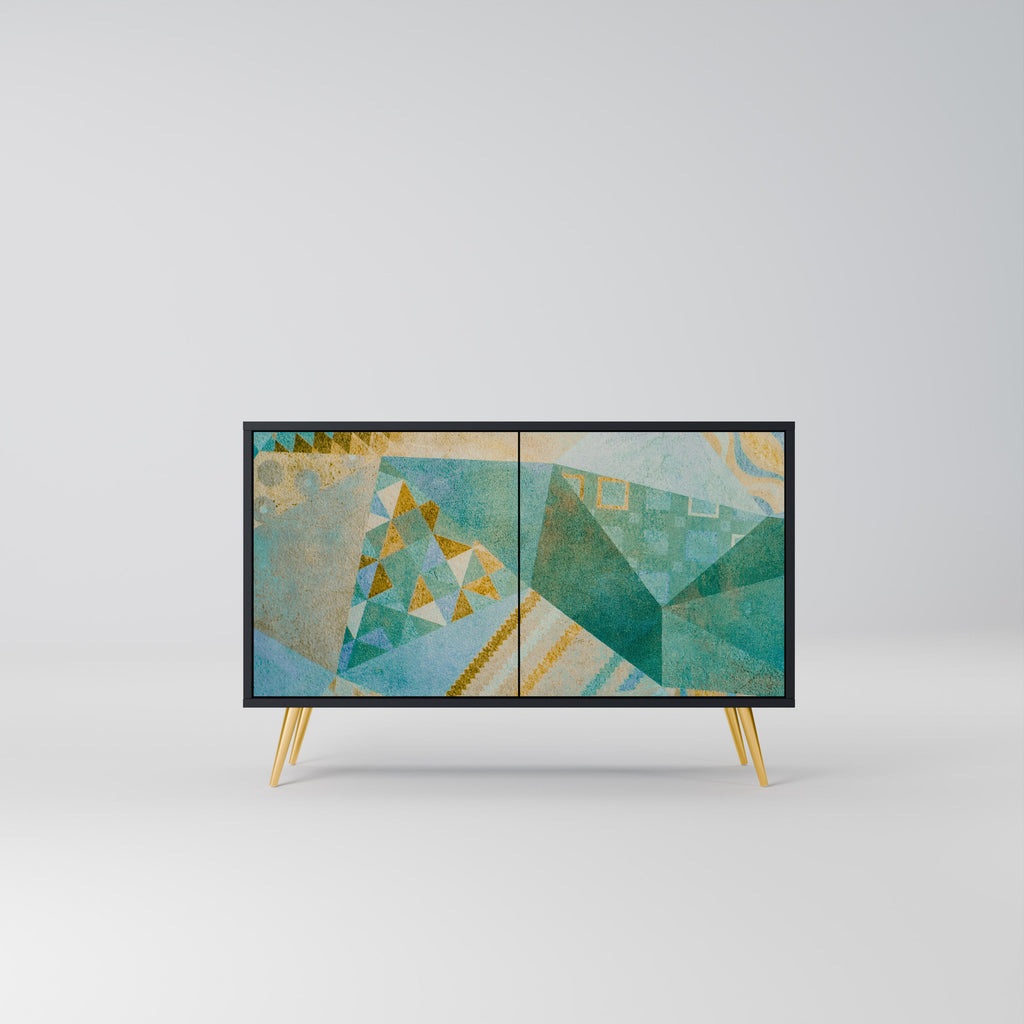 SPECTRUM SPLENDOR 2-Door Sideboard in Black Finish