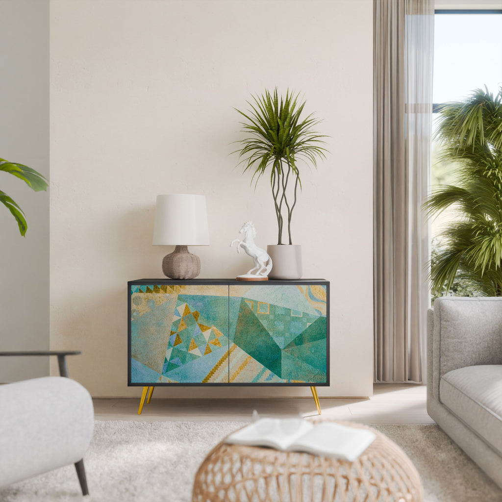 SPECTRUM SPLENDOR 2-Door Sideboard in Black Finish