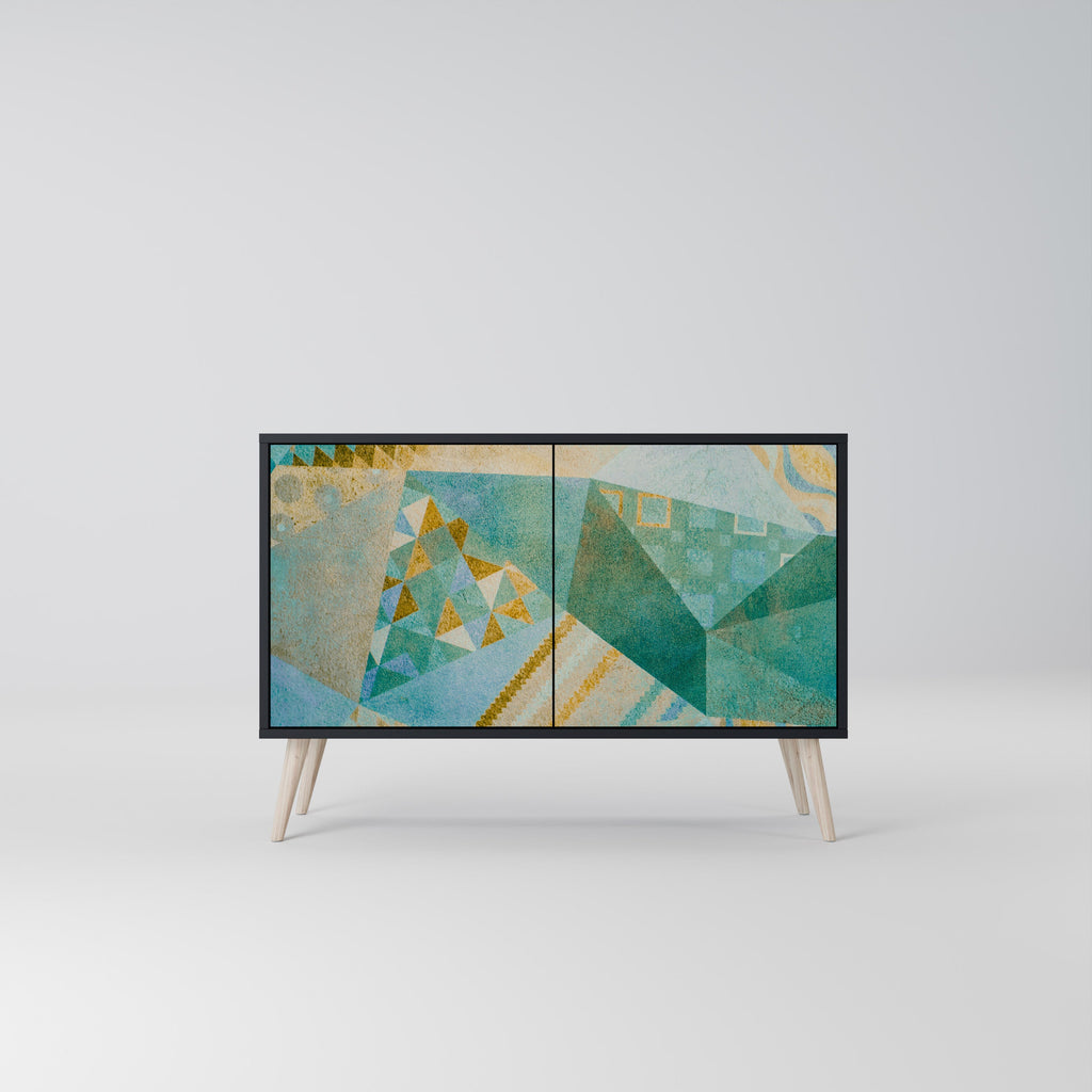 SPECTRUM SPLENDOR 2-Door Sideboard in Black Finish