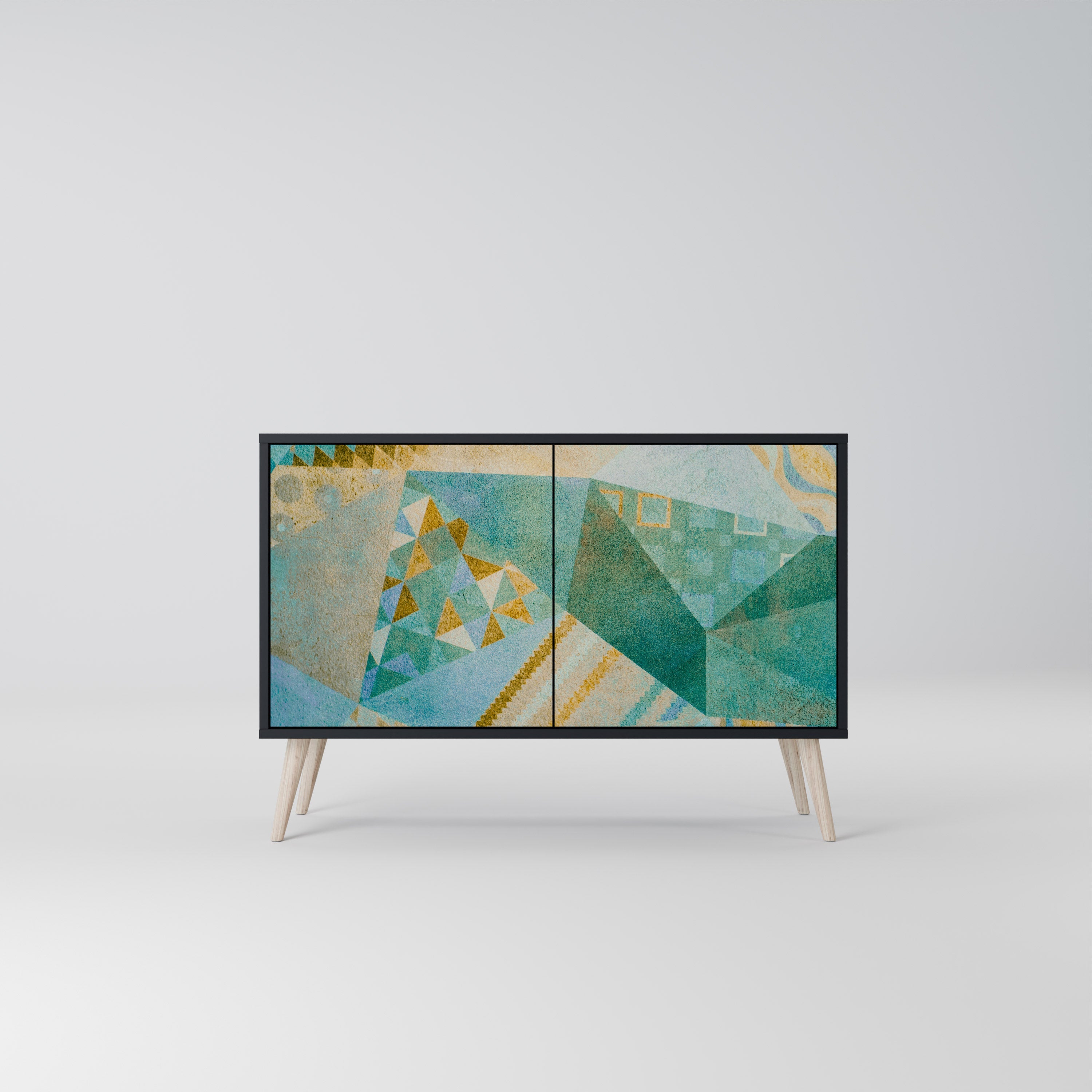 SPECTRUM SPLENDOR 2-Door Sideboard in Black Finish