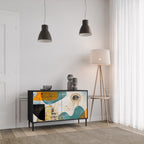 ABSTRACT FACES 2-Door Sideboard