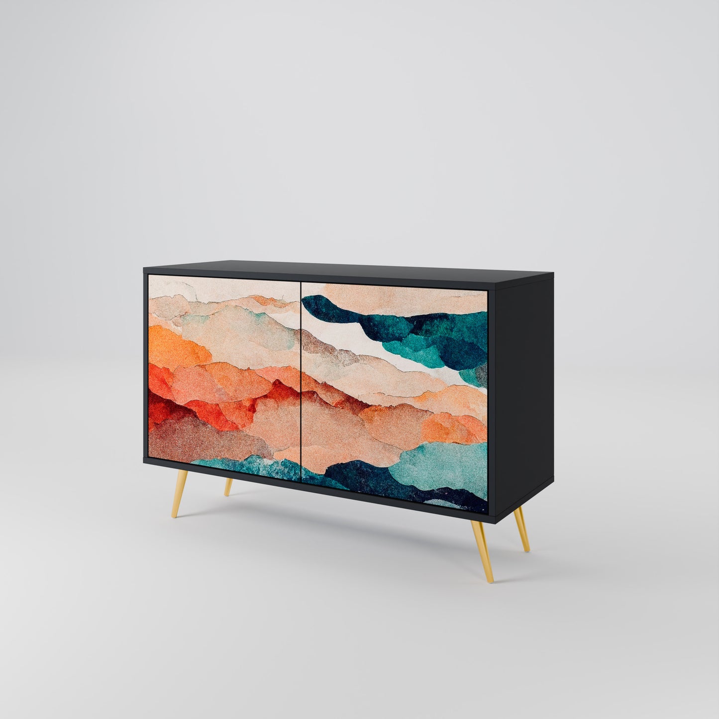 ABSTRACT LANDSCAPE 2-Door Sideboard