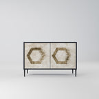 HEXAGONAL SHAPES 2-Door Sideboard