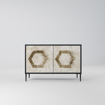 HEXAGONAL SHAPES 2-Door Sideboard