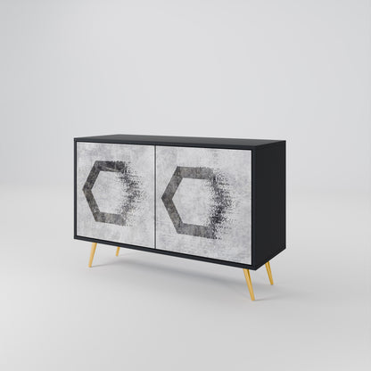 HEXAGONAL FIGURES 2-Door Sideboard