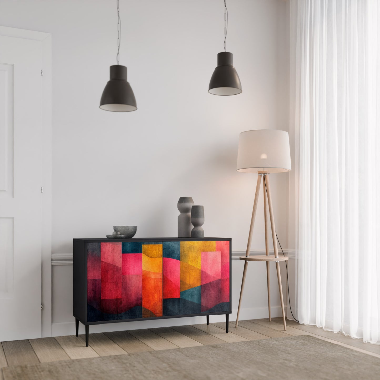 COLORFUL SOUNDS 2-Door Sideboard