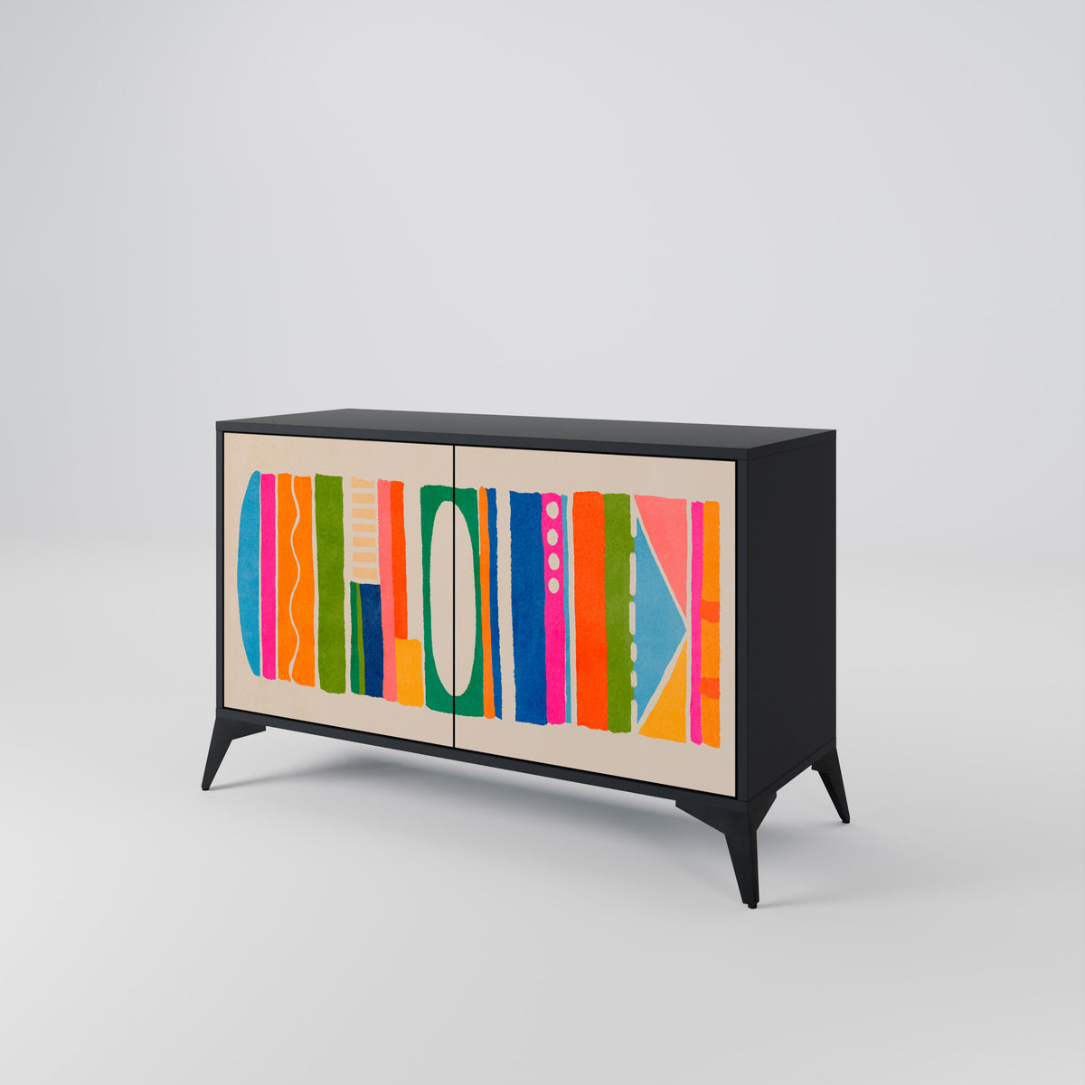 GEOMETRIC SHINE 2-Door Sideboard