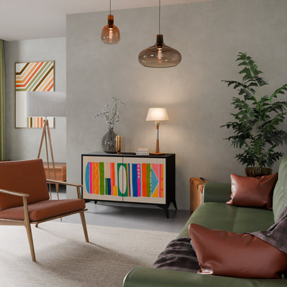 GEOMETRIC SHINE 2-Door Sideboard