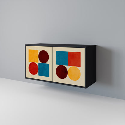 GEOMETRIC PUZZLE 2-Door Sideboard