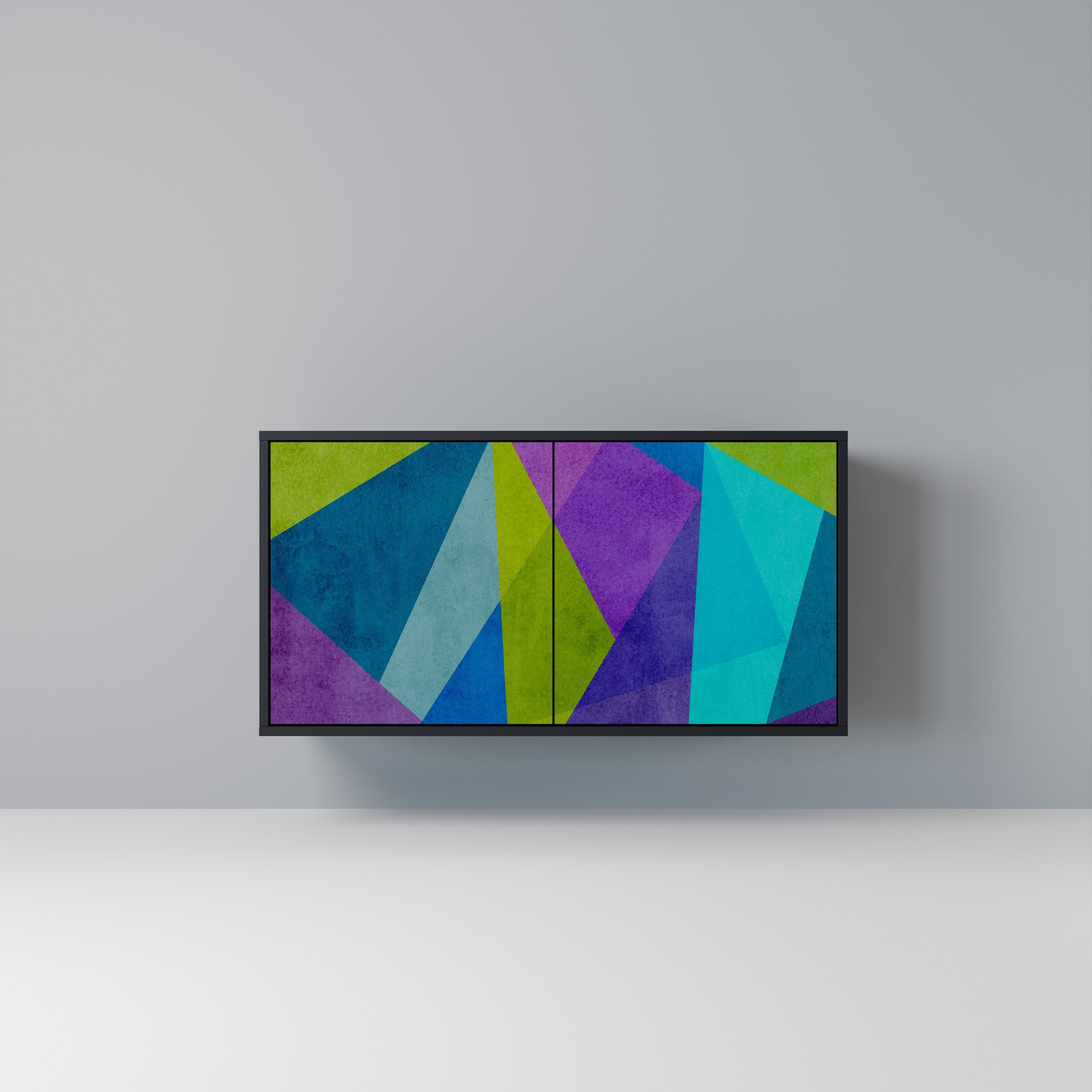 COLD SHOWCASE 2-Door Sideboard in Black Finish